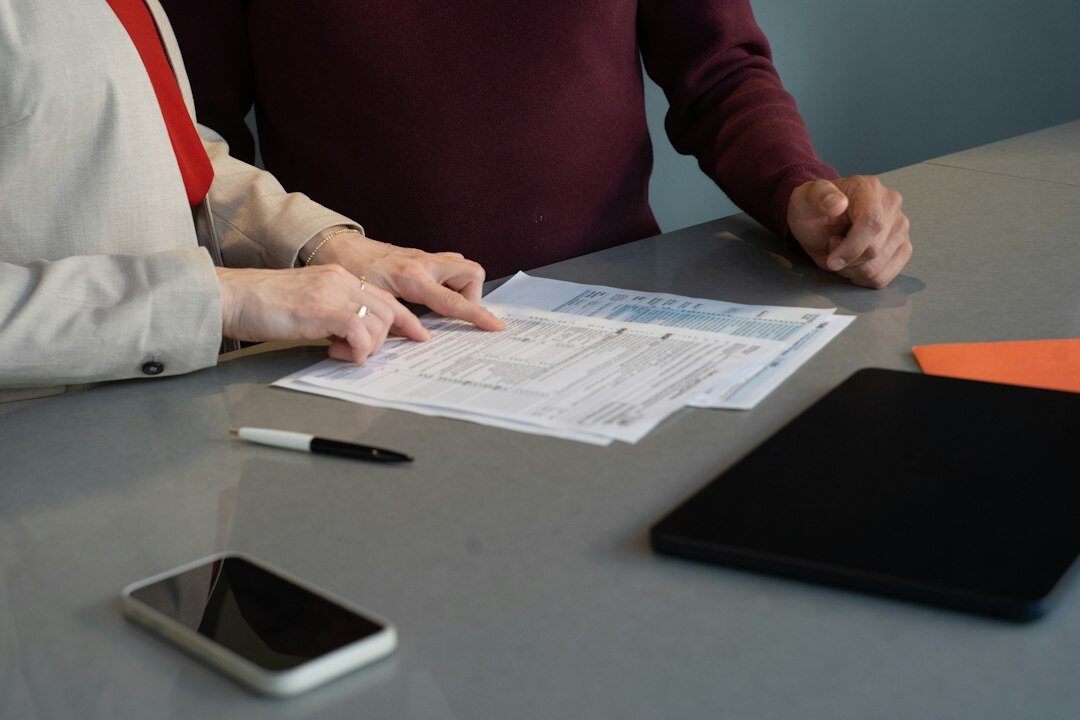 person signing insurance contract