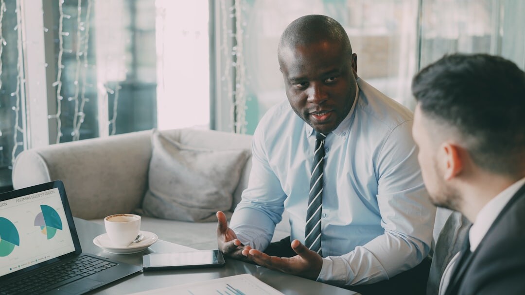 financial advisor discussing options
